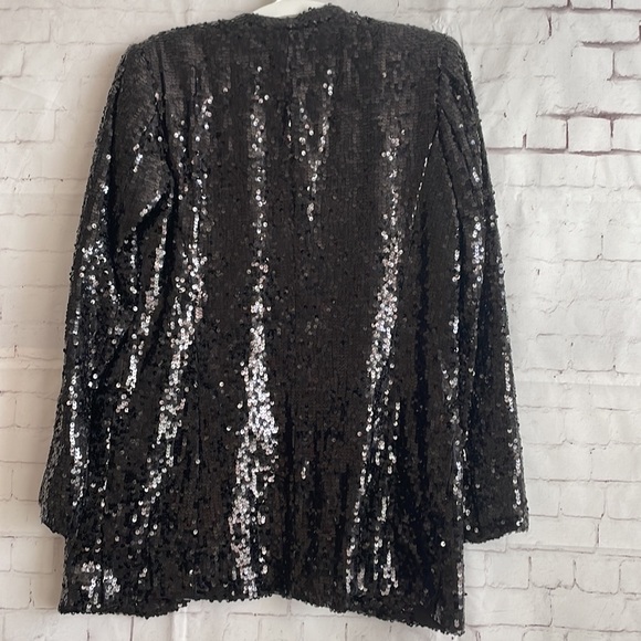Aqua luxe sequin blazer in size XS - Picture 4 of 9